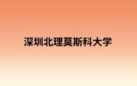 深圳北理莫斯科大学中外合作办学有哪些专业?值得报考吗?附招生计划