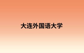 大连外国语大学中外合作办学有哪些专业？值得报考吗？附招生计划
