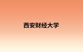 西安财经大学中外合作办学有哪些专业?值得报考吗?附招生计划