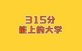 重庆物化生315分能上什么大学？2026年可以报考2所