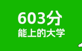 603分左右的财经大学推荐：历史类5所，物理类3所