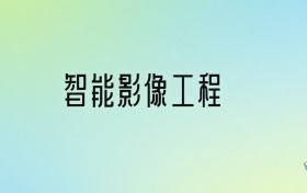 2024年智能影像工程最好的大學排名！附專業(yè)梯度排名及分數(shù)線