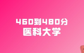 460到480分的医科大学名单（多省汇总）