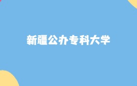新疆分数最低的公办专科大学:2027多少分可以上?