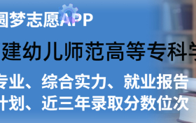 福建幼儿师范高等专科学校排名及录取分数线是多少？附全国最低分一览表