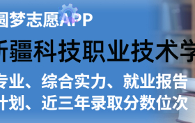 新疆科技职业技术学院排名及录取分数线是多少？附全国最低分一览表