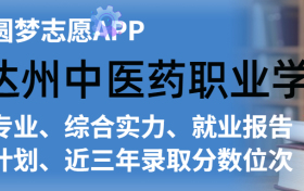 达州中医药职业学院排名及录取分数线是多少？附全国最低分一览表