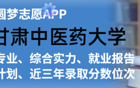 甘肃中医药大学排名及录取分数线是多少？附全国最低分一览表