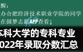 民办合肥经济技术职业学院学院学费一年多少钱2023？附收费标准明细