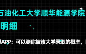 辽宁石油化工大学顺华能源学院学费多少钱一年2023？附各专业收费标准表