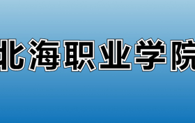 北海职业学院专业录取分数线：王牌专业最低分位次排名