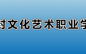 开封文化艺术职业学院专业录取分数线：王牌专业最低分位次排名