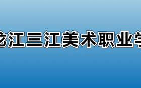 黑龙江三江美术职业学院专业录取分数线：王牌专业最低分位次排名