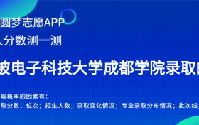 电子科技大学成都学院北京录取分数线2022年是多少？附最低位次排名