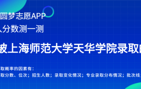 上海师范大学天华学院北京录取分数线2022年是多少？附最低位次排名