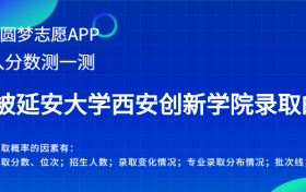 延安大学西安创新学院青海录取分数线2022年是多少？附最低位次排名