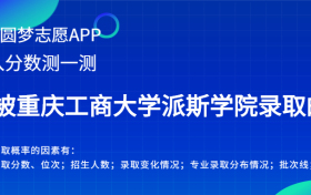 重庆工商大学派斯学院江苏录取分数线2022年是多少？附最低位次排名