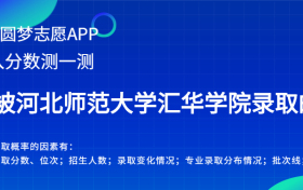 河北师范大学汇华学院河南录取分数线2022年是多少？附最低位次排名