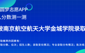 南京航空航天大学金城学院海南录取分数线2022年是多少？附最低位次排名