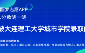 大连理工大学城市学院甘肃录取分数线2022年是多少？附最低位次排名