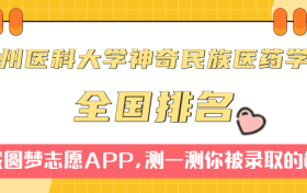 贵州医科大学神奇民族医药学院排名全国第几位？在全国认可度高吗？