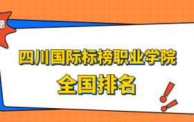 四川国际标榜职业学院排名全国第几位？在四川排多少名？