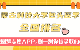 内蒙古科技大学包头医学院排名全国第几位？在全国认可度高吗？