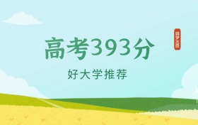 重慶393分左右的公辦大專學(xué)校推薦（2026年高考參考）