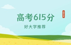 辽宁615分左右的本科大学推荐（2026年高考参考）