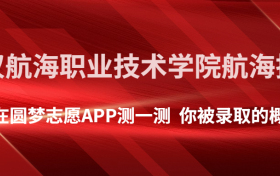 武汉航海职业技术学院航海技术专业录取分数线2022年是多少？附最低分