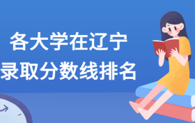 各大学在辽宁录取分数线2021全国排名汇总！含最低位次（2022参考）