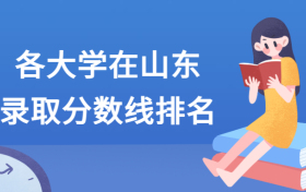 各大学在山东录取位次及投档线2021全国排名汇总（2022参考）