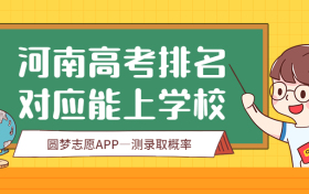 河南高考排名对应学校理科-河南高考位次对应学校理科（2022年参考）