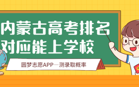 内蒙古高考排名对应学校-内蒙古高考位次对应院校（2022年文科参考）