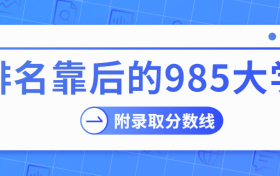 2021排名靠后的985大学是哪几所？附十大公认最差的985院校录取分数线（2022年参考）