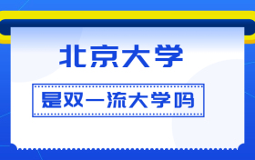 北京大学是双一流大学吗？是一流学科建设高校吗？算是名校吗？