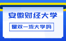 安徽财经大学是双一流大学吗？是一流学科建设高校吗？算是名校吗？