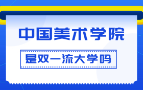 中国美术学院是双一流大学吗？是一流学科建设高校吗？算是名校吗？