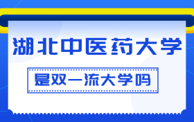 湖北中医药大学是双一流大学吗？是一流学科建设高校吗？算是名校吗？