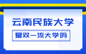 云南民族大学是双一流大学吗？是一流学科建设高校吗？算是名校吗？