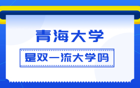 青海大学是双一流大学吗？是一流学科建设高校吗？算是名校吗？