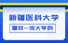 新疆医科大学是双一流大学吗？是一流学科建设高校吗？算是名校吗？