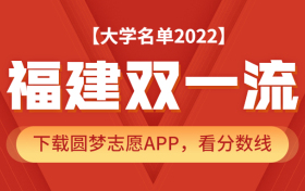 福建双一流大学名单2022年最新版（含2021年录取分数线排名榜单）