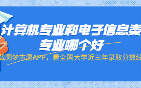 计算机专业和电子信息类专业哪个好？