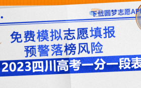 2023年四川高考一分一段表文理科汇总（高考位次排名）