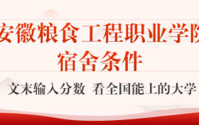 安徽粮食工程职业学院宿舍怎么样？几人间？含寝室图片